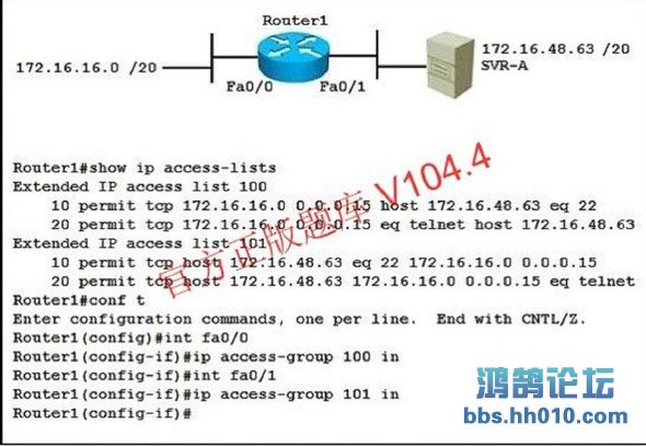 求助 acl中的eq的位置