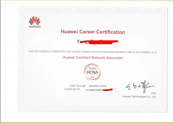 HCNA-Cloud