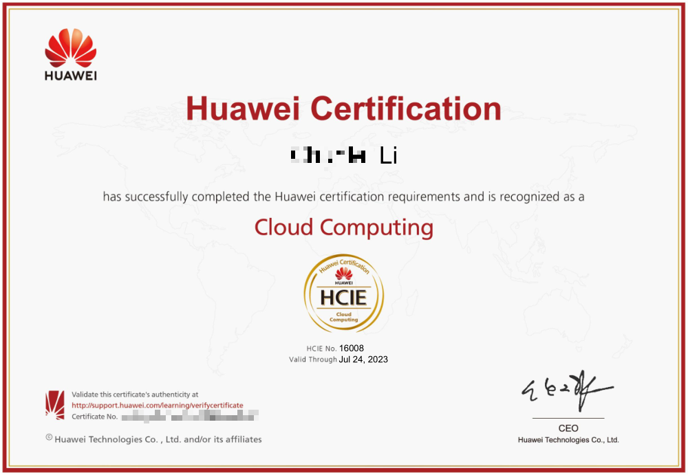 HCIE-Cloud Computing