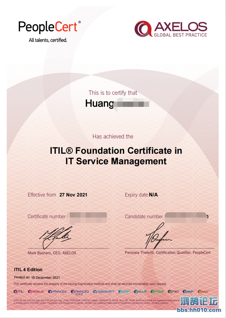 21ͨITIL Foundation